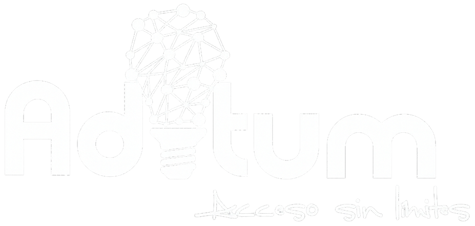 Logotipo de Aditum en blanco - Acceso sin límites, conectividad rural en Latinoamérica